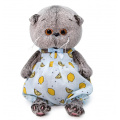 Фото товара - Budi Basa Мягкая Игрушка Кот Басик BABY в песочнике с лимонами (20см, в подарочной коробке) BB-059, (ООО "МПП")