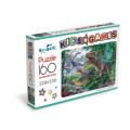 Фото товара - Пазлы 160 дет. Kids Games. Динозавры 07867, (ООО "Оригами")