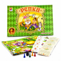 Маленькое фото товара - Настольная Игра Репка (игровое поле, карты, фишки, кубик, правила, в коробке, от 3 лет) С-846, (ОАО "Радуга"). Вариант №1