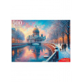 Фото товара - Пазлы 500 дет. Зимний Санкт-Петербург Х500-5911, (Рыжий кот)