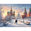 Фото товара - Пазлы 500 дет. Зимняя Москва Х500-5909, (Рыжий кот)