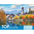 Фото товара - ПазлыTOPpuzzle 1500 дет. Город в горах ШТТП1500-3166, (Рыжий кот)