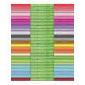 Маленькое фото товара - Бумага крепированная флористическая 50х250 см  90г/м2 МИКС ЦВЕТОВ 2-357 Альт. Вариант №1
