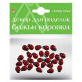 Фото товара - Декор из дерева "БОЖЬИ КОРОВКИ" 8х11мм 2-363/10 Альт