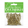 Фото товара - Бусины круглые ЗОЛОТЫЕ 6 мм 2-371/03 Альт