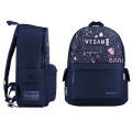 Фото товара - Рюкзак молодежный "VEGAN" (СИНИЙ) 30х40х17 см 12-003-142/02 Bruno Visconti