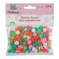 Фото товара - Набор бусин для рукоделия "Конфетти" DFB №02 мелкие фигуры Hobbius