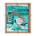 Фото товара - Набор подарочный "Кеды. Casual. Turquoise" (две тетради 48л клетка+ручка) 7-48-374-2/5 Альт