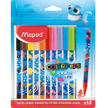 Фото товара - Фломастеры 12цв 845701 суперсмываемые COLOR'PEPS OCEAN LIFE Maped