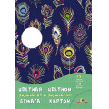 Фото товара - Набор цветного картона волшебного (10л)+цветная бумага (10л) "Цветные перышки" С3176-04 АппликА