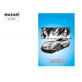 Фото товара - Блокнот на спирали А7 40л клетка "Авто" M-16971 Mazari