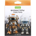 Фото товара - Фломастеры 12цв "Робо" в карт.коробке (084603) Хатбер