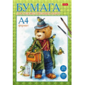 Фото товара - Папка для рисования А4 20л "Мишка с птичками" 120г/м2 (085647) 29782 Хатбер