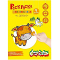 Маленькое фото товара - Раскраска пластилином А4 "В ДЕРЕВНЕ" РПКМ-ВДА4 Каляка-Маляка. Вариант №1