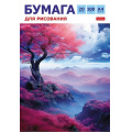 Фото товара - Папка для рисования А4 20л "Волшебное дерево" 100г/м2 (085630) 30966 Хатбер