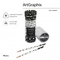 Маленькое фото товара - Карандаш пластиковый  "СЕРДЕЧКИ/ArtGraphix" трехгранный НВ 21-0038/25 Bruno Visconti. Вариант №1