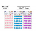 Фото товара - Декоративные наклейки 9,2х15,5 см 3 дизайна M-20453 (Бантики) Mazari