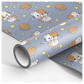 Фото товара - Бумага упаковочная  70х100 см "Космический котенок/Space kitten" 80 г/м2 MS_62840 MESHU