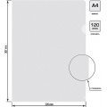 Фото товара - Папка-уголок  А4 120мкр ЭКО/Eco прозрачная SE-E120/clear (2063053) SILWERHOF