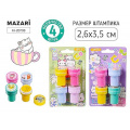 Фото товара - Набор штампиков детских 4 шт КОТИКИ M-20738 Mazari