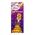 Маленькое фото товара - Шар "самодув" Цифра "8" золотая FBZ-03 BOOMZEE. Вариант №1