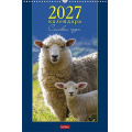 Фото товара - Календарь перекидной настенный 2027 г. 30х45 см ЛЮКС "Знак Года мамы и малыши" 095798 Хатбер