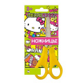 Фото товара - Ножницы детские 130 мм "Привет Китти/Hello Kitty" 75603 цветные закругленные концы, с линейкой Centrum