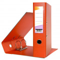 Фото товара - Папка-регистратор 75 мм PVC 2-стор. разборный, красный, с уголками P2PVC-75/Red inФОРМАТ