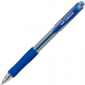Фото товара - Ручка автоматическая шариковая 0.5мм SN-100 "Laknock" синяя (66270) Uni Mitsubishi Pencil