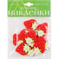 Маленькое фото товара - Декоративные наклейки из ФЕТРА "Клубнички" 2-093/10 Альт. Вариант №1