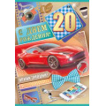 Маленькое фото товара - 3249300 С Днем рождения! 20 лет (гигант, текст, фольга, конгрев), (ИмперияПоздр). Вариант №1