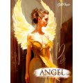 Фото товара - Скетчбук Gatto Rosso. Angel in Yellow (А4) 64-7991, (Проф-Пресс, 2023), 7Б, c.128