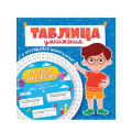Фото товара - Таблица умножения. Для мальчиков (с крутящейся шпаргалкой), (Проф-Пресс, 2023), Обл, c.16