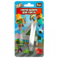 Фото товара - Свеча в торт (8см, Майнкрафт) цифра "4" CC-90771-M, (Shantou City Daxiang Plastic Toy Products Co., Ltd)