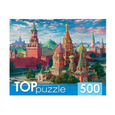 Большое фото товара - ПазлыTOPpuzzle 500 дет. Москва. Красная площадь ХТП500-4221, (Рыжий кот), 11-153755. Вариант №1