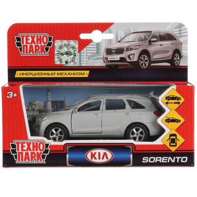 Большое фото товара - Модель Инерционная Технопарк KIA Sorento Prime (12см, металл, открываются двери и багажник, серебристый, в коробке) SB-17-75-KS-N(SL)-WB, (Shantou City Daxiang Plastic Toy Products Co., Ltd), 11-176253. Вариант №1