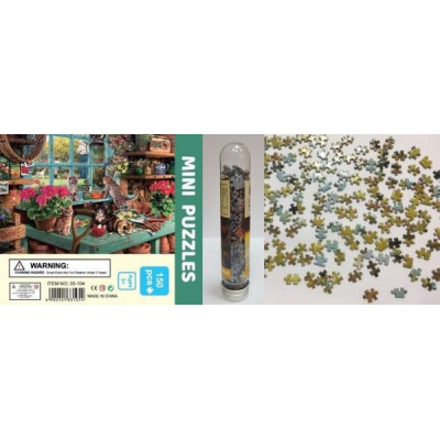 Большое фото товара - ПазлыВКолбе 150 дет. Цветочная мастерская MINI PUZZLES (10*15 см) 33-104, (YIWU XINSHIXIAN ARTS AND CRAFTS CO.,LTD), 11-183709. Вариант №1