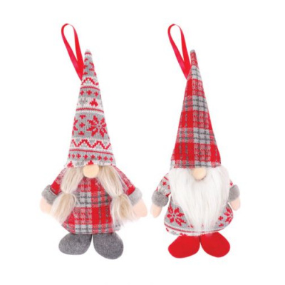 Большое фото товара - Новогоднее Украшение Гномик (30см, в ассорт.) НУ-2123, (ООО "МИЛЕНД"), 11-196867. Вариант №1