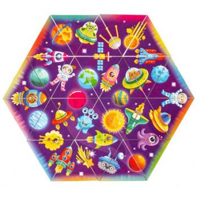 Большое фото товара - WoodLandToys Головоломка Удивительная Вселенная (23,5*20см, рамка-вкладыш, дерево, в конверте, от 3 лет) 083217, (ООО "СИБИРСКИЙ СУВЕНИР"), 11-202962. Вариант №1