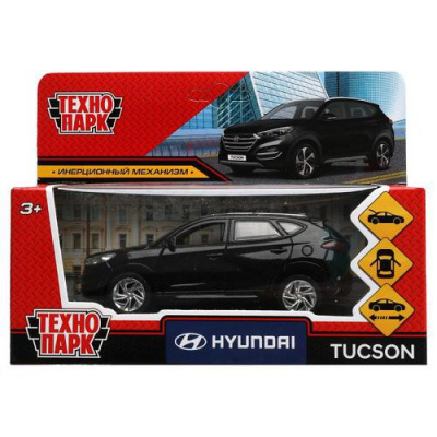 Большое фото товара - Модель Инерционная Технопарк HYUNDAI TUCSON (12см, металл, открываются двери, черная, в коробке) TUCSON-12-BK, (Shantou City Daxiang Plastic Toy Products Co., Ltd), 11-205577. Вариант №1
