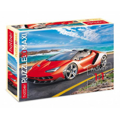 Большое фото товара - ПазлыМакси 30 дет. Sport Cars 30ПЗ4_16129, (Хатбер-М), 11-207158. Вариант №1