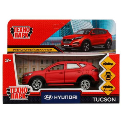 Большое фото товара - Модель Инерционная Технопарк HYUNDAI TUCSON (12см, металл, открываются двери, красная, в коробке) TUCSON-12FIL-RD, (Shantou City Daxiang Plastic Toy Products Co., Ltd), 11-211480. Вариант №1