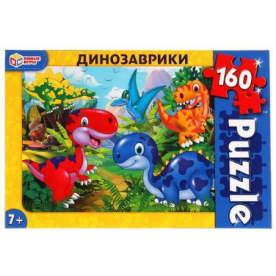 Большое фото товара - Пазлы 160 дет. Умные Игры. Динозаврики 902696, (ООО "СИМБАТ"), 11-213087. Вариант №1