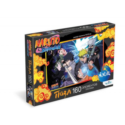 Большое фото товара - Пазлы 160 дет. Naruto. Команда номер семь 07292, (ООО "Оригами"), 11-216386. Вариант №1