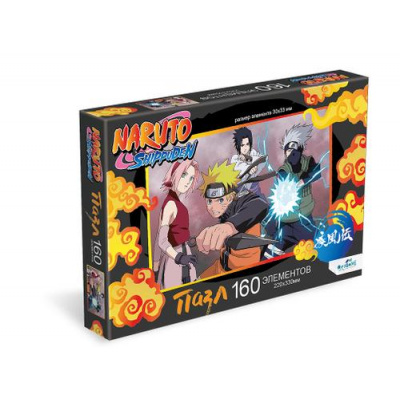Большое фото товара - Пазлы 160 дет. Naruto. Команда номер семь снова в сборе 07294, (ООО "Оригами"), 11-216388. Вариант №1