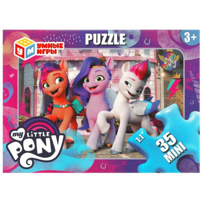 Большое фото товара - Пазлы 35 дет. Умные Игры. My Little Pony 419742, (ООО "СИМБАТ"), 11-222363. Вариант №1