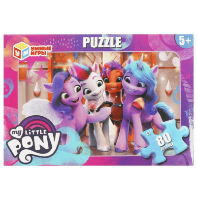 Большое фото товара - Пазлы 80 дет. Умные Игры. My Little Pony 419827, (ООО "СИМБАТ"), 11-222388. Вариант №1