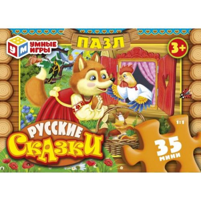 Большое фото товара - Пазлы 35 дет. Умные Игры. Русские сказки 466296, (ООО "СИМБАТ"), 11-228964. Вариант №1
