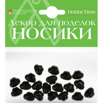 Большое фото товара - Декоративные элементы "НОСИКИ СОБАЧЬИ" 13х10мм 2-539/01 Альт, 12-110619. Вариант №1