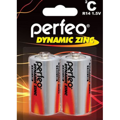 Большое фото товара - Элемент питания  R14 2BL PERFEO Dynamic Zinc Gratias, 12-112744. Вариант №1